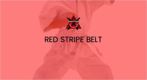 Junior Warriors Red Stripe Belt